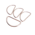 50mm 2" Metal D Ring Buckle Non Welded Dee Ring Semi-Circle Ring for Bag Purse