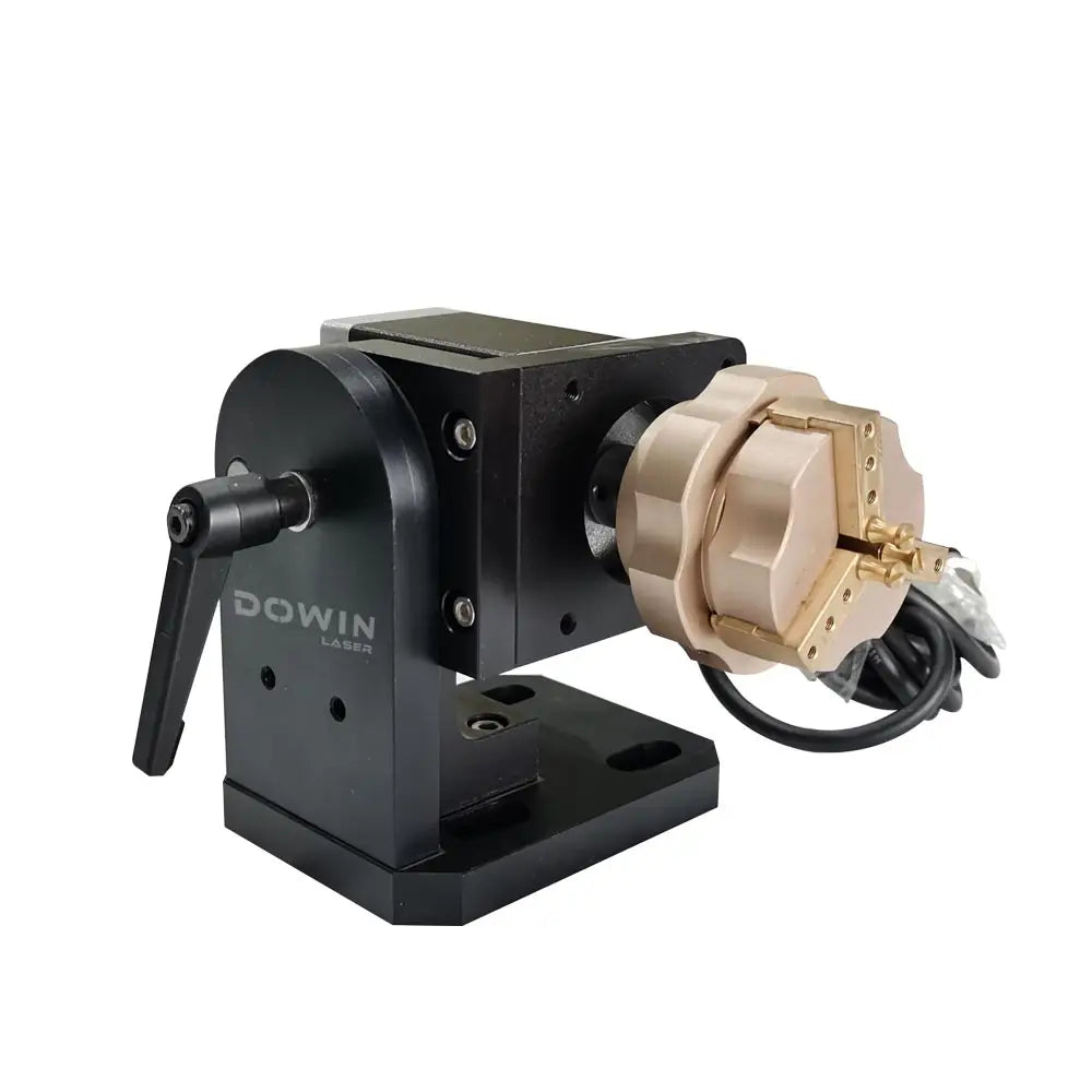 Rotary Fixture for Jewelry Ring Laser Marking Engraving Machine Parts Rotate Jig Shaft with Step Motor Driver Wholesale