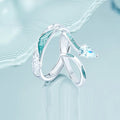 925 Silver Plated Snake Design Couple Ring Men Women Couple Open Adjustable Ring Romantic Trendy Valentine's Love Promise Gifts