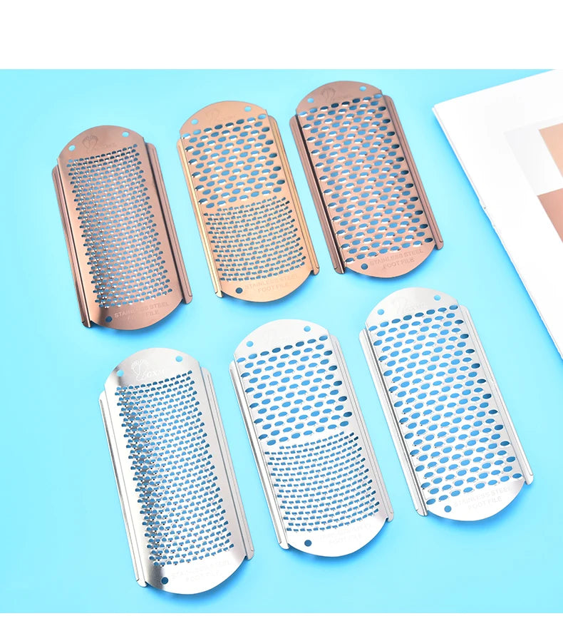 Professional Foot File Callus Remover Stainless Steel 304# Foot Spa Use Sharp & Safe Replacement