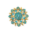 Factory Direct Sale Crystal Diamante Fashion Brooch Pins for Wedding Corsage Party Gift Box Decoration