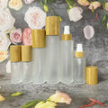 Bamboo Wood Cover Glass Lotion Bottle Spray Bottle 30ml 50ml 60ml 80ml 100ml 120ml Perfume Bottle for Travel Small Sample