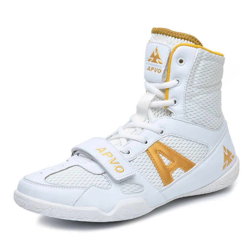 2024 Wrestling Shoes Custom Logo Professional Ladies Boxing Boot Gym Red Boxing Shoes Men