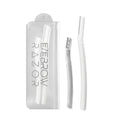 2025 New Arrive Fashion 3 in One White clear Eyebrow Razor Facial Eyebrow Trimmer Set for Women