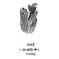 100x90mm Wrought Iron Elements  Components Elements Leaves for Stair Porch Railing Parts Handrail Balustrade Gate Fence