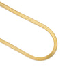 Chris April in Stock Fashion Jewelry Pvd Gold Plated 316L Stainless Steel Minimalist Snake Chain Necklace for Women