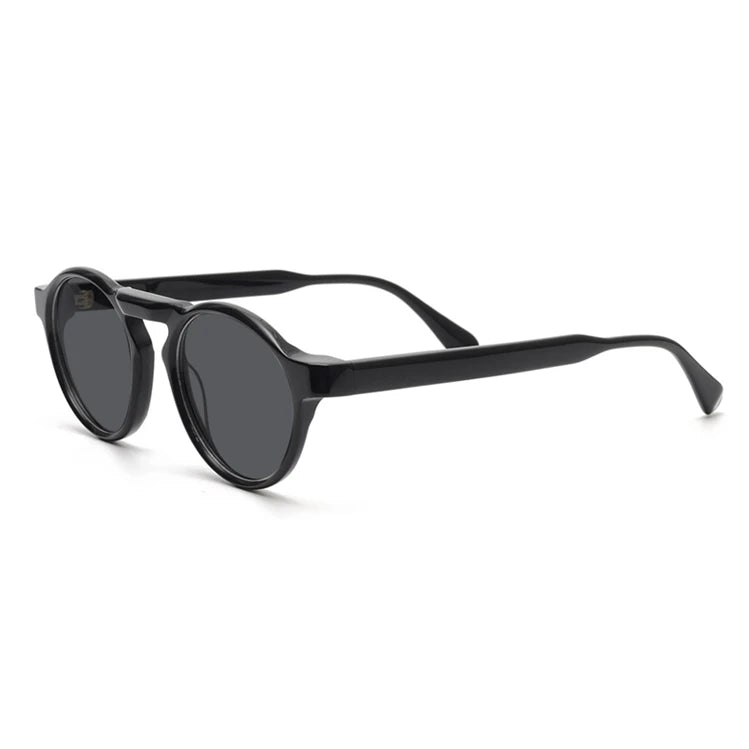 2025 Women Latest Design Eye Glass Euro TAC Uv400 Glasses for Men Round Acetate Polarized High Quality Eyewear Sunglasses