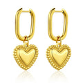 Wholesale Stainless Steel Women Jewelry Earrings Custom Personalized Jewelry Charm Earrings