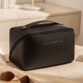 Wholesale Big Makeup Bag Capacity Waterproof Neon Cosmetic Bags Pouch Soft PU Cosmetic Bag for Women