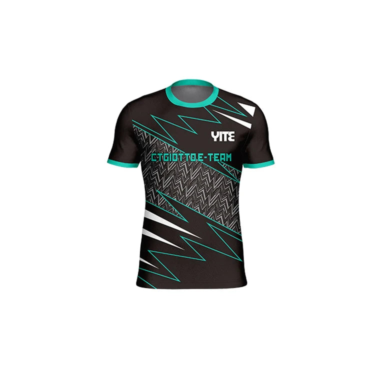 New Design Esports Jersey Custom Black Esports Shirt for Men Quick Dry Esports Jersey
