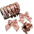 Women's Satin Silk Wide Braided Headband Big Thick Padded Hairbands Solid Pattern European Korean Style Popular Hair Decoration