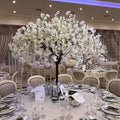 Small Simulation Cherry Tree Blossom Indoor Outdoor Decoration Table Centerpieces  Decorative Cherry Tree for Wedding