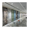 900x1800mm Luxury Rock Slab Wall Panel - Waterproof Fire-Resistant Glazed Tile for Modern Villa Living Room Background