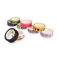 Cartoon Mini DIY Decoration 20pcs Paper Washi Tapes Set Planner Masking Tapes Roll Scrapbooking School Adhesive Paper Film