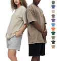 Custom Women's Plus Size T-Shirt Casual Style With O-Neck Anti-Shrink Plain Dyed Satin Cotton Water Washed Retro Unisex