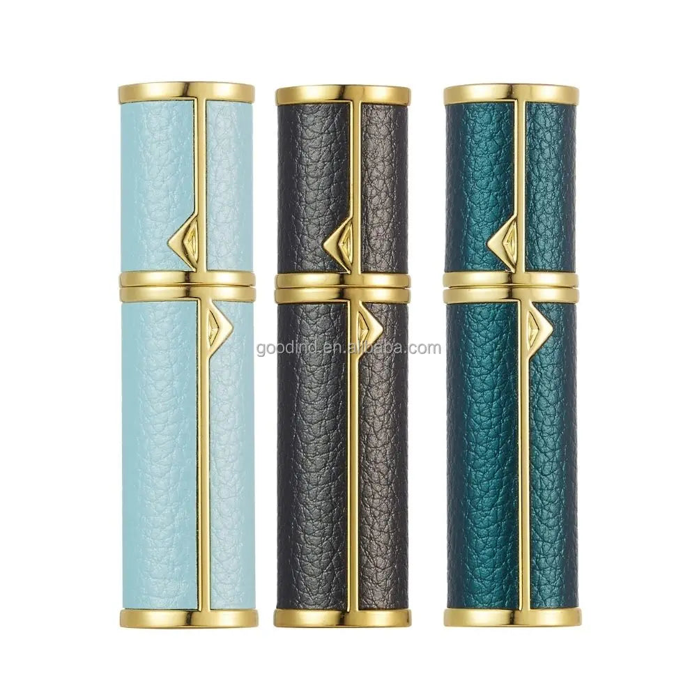 Cosmetic Packaging Metal Perfume Atomizer Bottle 5ml Refillable Pocket Sized Mini Travel Personal Care