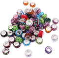 JC Crystal Rhinestone Clay Beads Jewelry Findings for Jewelry Making Big Hole Stone Beads for Pen Making