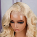 Wholesale 13X4 Pre Plucked Transparent Lace Front Wig Human HairBlonde 613 HD Full Lace Human Hair Wig for Black Women