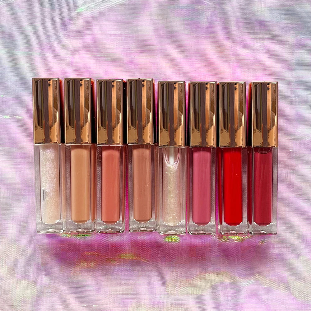 Velvet Waterproof Nude Matte Liquid Lipstick Kit Private Label Matte Shimmer Liquid Lipstick