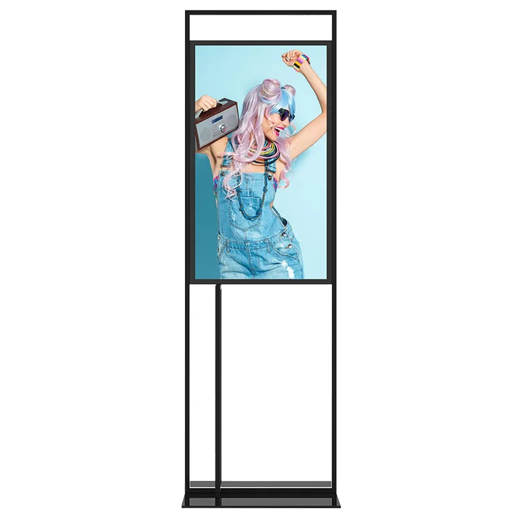 Digital Standing Banner Display 32inch a Type Digital Standee Retail Digital Standing Display