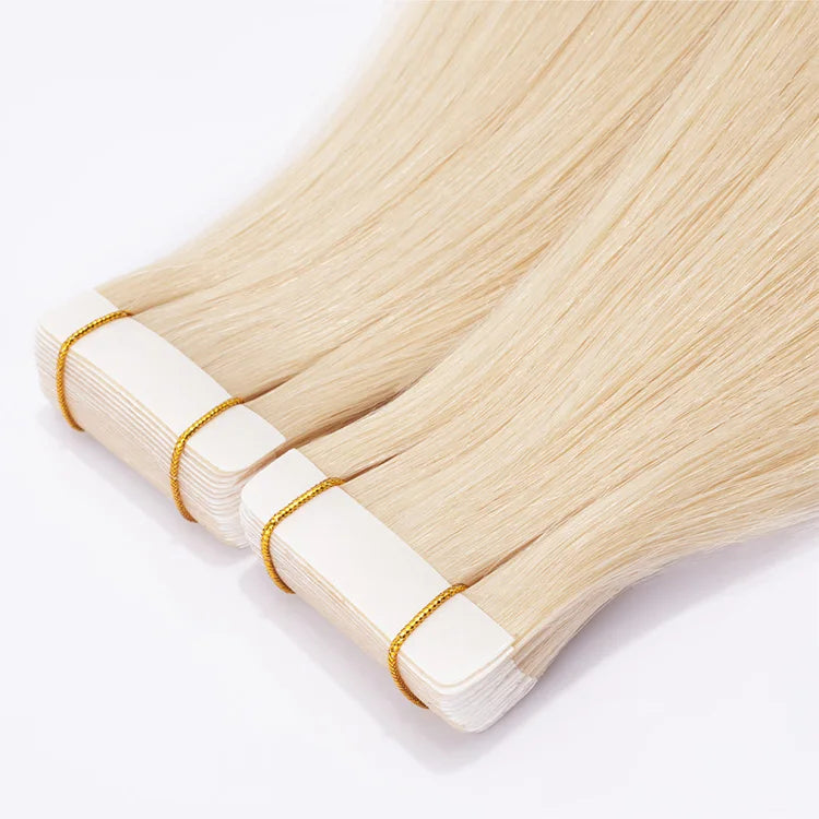 High Quality European Double Drawn Human Hair Tape in Natural Remy Tape Hair Extensions