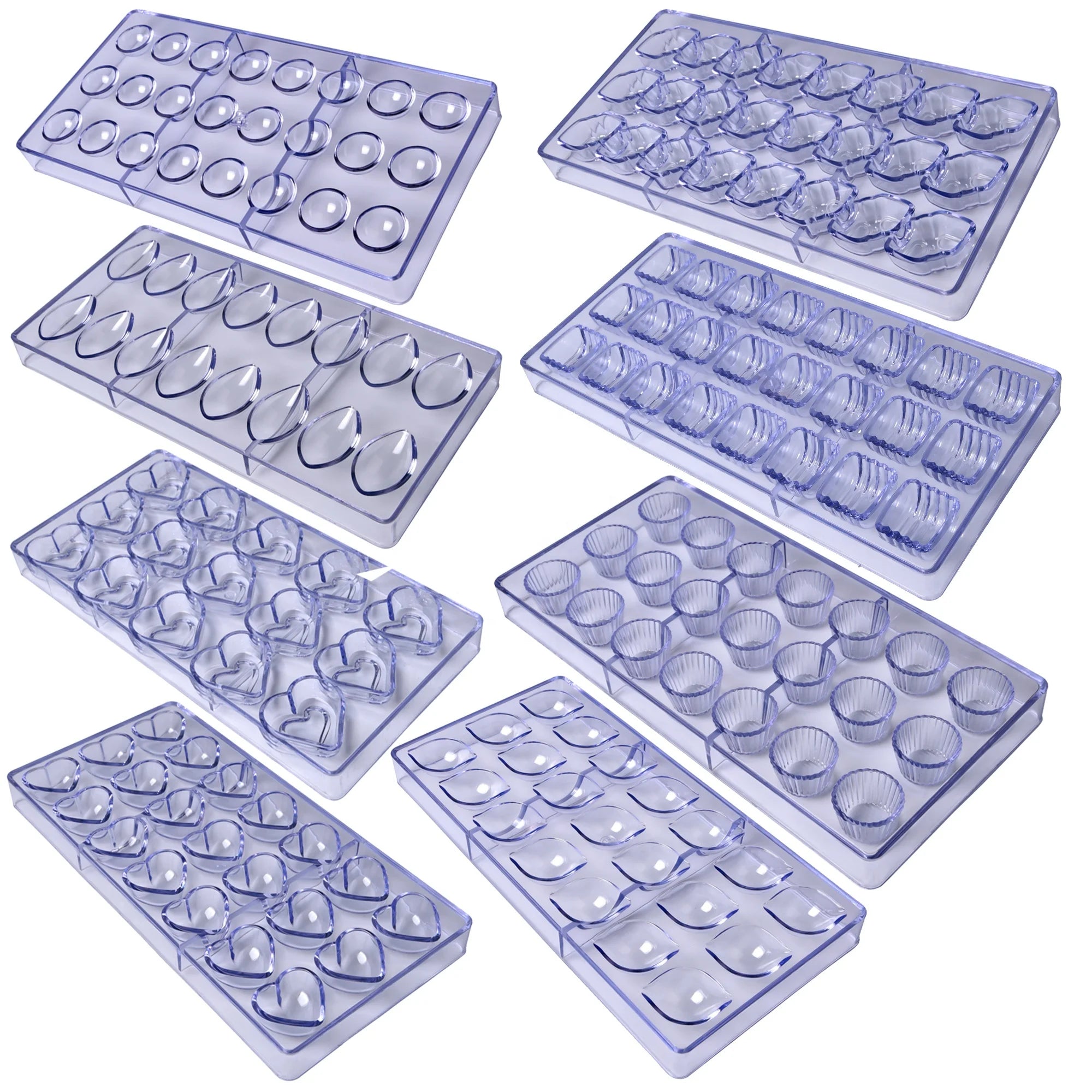Custom Christmas Chocolate Polycarbonate Mold Molde De Policarbonato Para Chocolate Cake Tools Plastic Chocolate Silicone Mold
