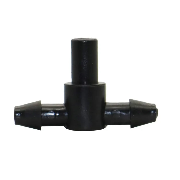 4/7 mm Plastic Hose Barb Tee Connectors for Garden Irrigation System Micro Irrigation Barb Hose Fittings