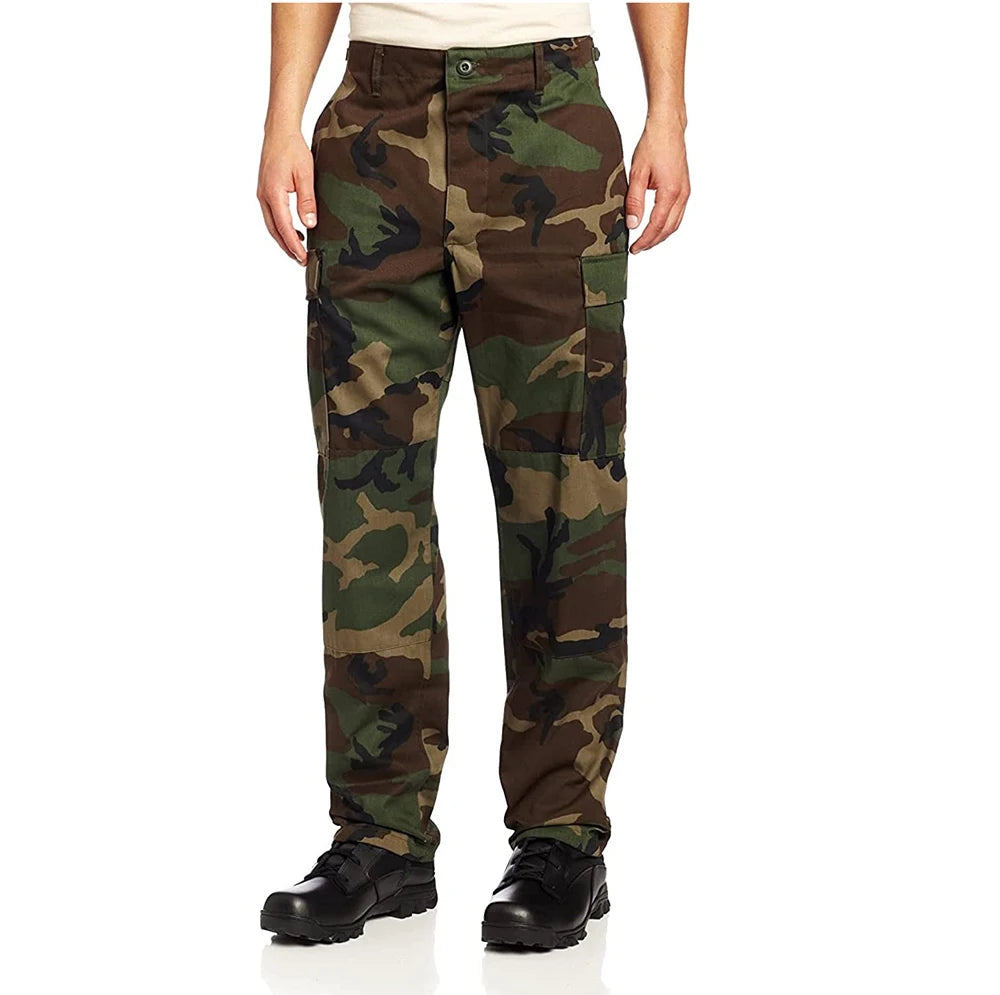 ODM OEM Men's Standard Camouflage Hunting Pant Cargo Pants Professional Camouflage Pants