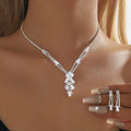 Versatile & Niche Wholesale Accessories: High-End Zircon Jewelry Sets for Women