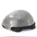 Thin Skin V Nature Hairline Indian Remy Hair Toupee All V Looped 120% Density Right Design Male Wig Hair Pieces