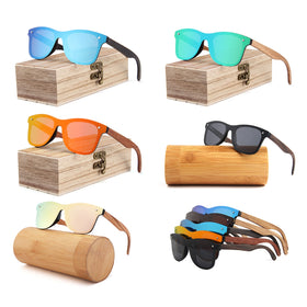 2024 Handmade Customized Wood Sunglasses UV400 Wooden Polarized Sun Glasses for Men