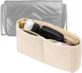 Felt Purse Organizer Insert Compatible fit for GG Marmont Small Handbag Insert Liner Pouch