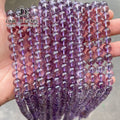 JD Wholesale 4-12mm Clear Crystal Loose Gemstone 7A Natural Brazilian Ice Amethyst Beads for Jewelry Making