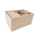 Set of 4 Multifunctional Home Wardrobe Organizers Rectangle Non-Woven Fabric Storage Boxes