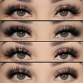 Custom Private Label Black Strip Lash Mink Effect Synthetic Hair False Eyelashes Eye Lashes Natural Eyelashes MegaBDM