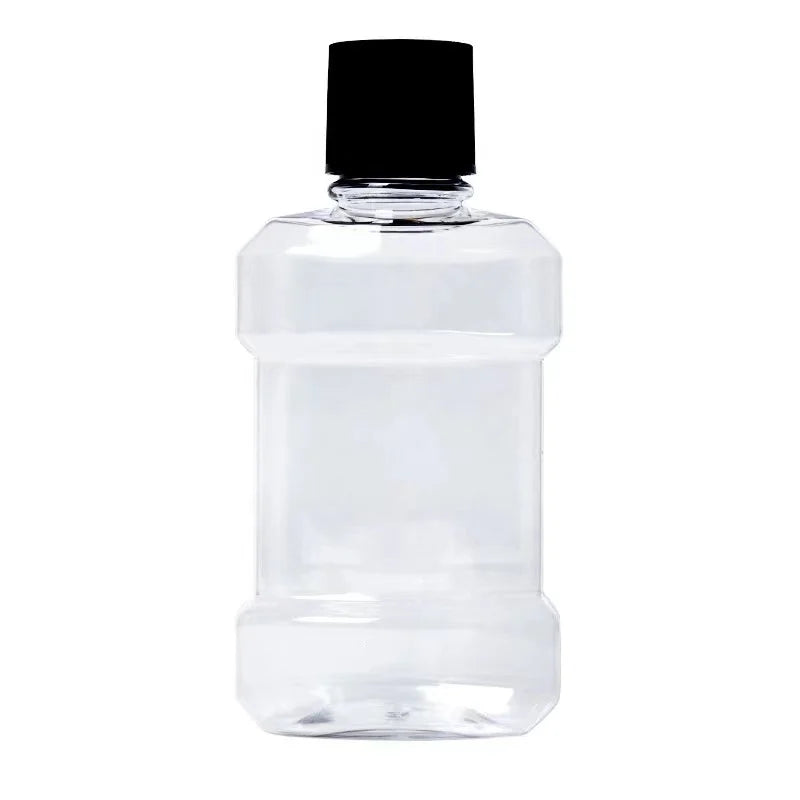 80ml 180ml 250ml 500ml Empty Plastic Activated Charcoal Bottles Freshener Stain Remover for Teeth Cleaning Wigs Shampoo