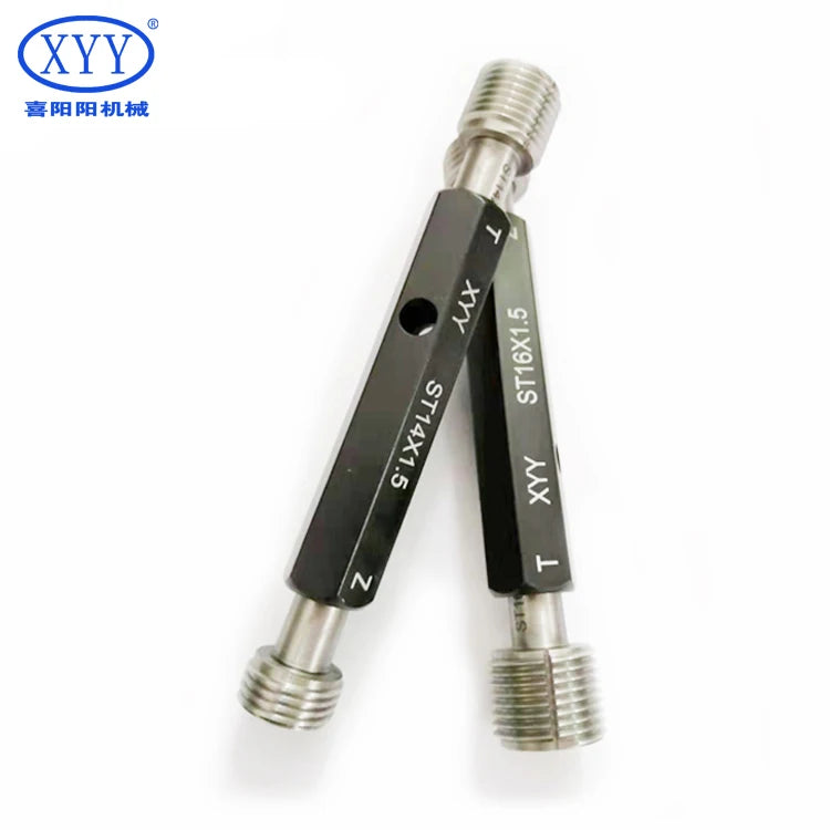 Stainless Steel Plug Wire Thread Sleeve Inspection Tool Go/No-Go Gauge 6H Accuracy Hand Measuring Metric Fasteners Black