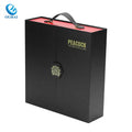 High-Grade Paper Package Custom Design Logo Cardboard Holiday Gift Present Packaging Two-Door Gift Folding Box Magnetic Closed
