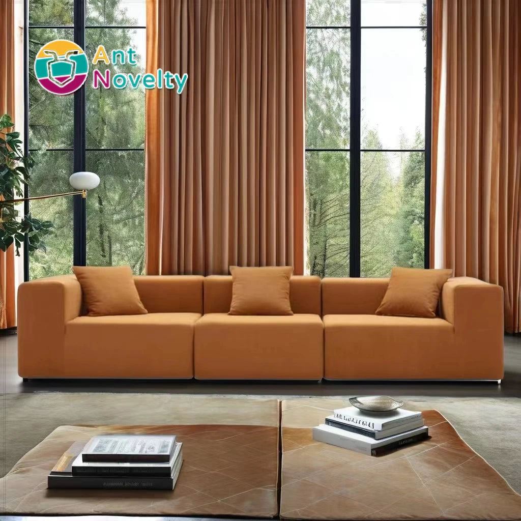 Antnovelty Bellini Three-Seater Vacuum Compression Sofa Skeleton-Free Fabric for School Park Workshop Use