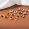 Factory Wholesale Sterling Silver 925 Cz Hoop Earrings 2023 Teenage Girls Fashion Jewelry