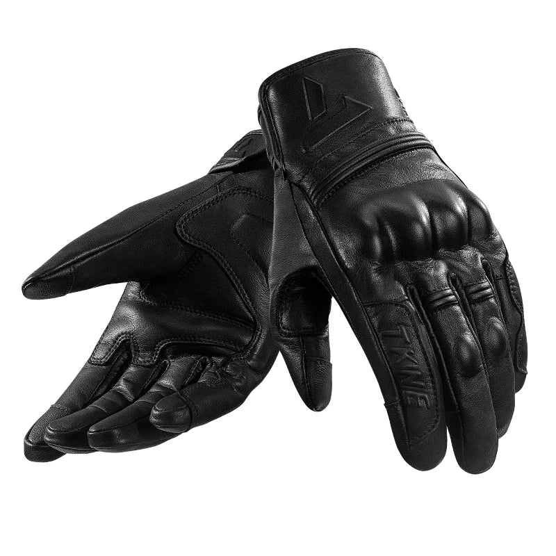 TKNE Winter Motorcycle Gloves Bike Touch Screen Warm Leather Waterproof Motocross Hand Gloves for Bike Motorcycle