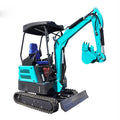 Free Shipping 2024  New Design Mini Excavator 2 Ton with Stump Grinder Excavator Attachment