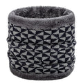 Custom Knitted Neck Gaiter Scarf Winter Thick Circle Loop Jacquard Neck Warmer for Women Men MegaBDM