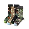 Wholesale High Quality Womens Mens Funny Pattern Digital Printing Autumn Crew Casual Athletic Socks 100% Cotton
