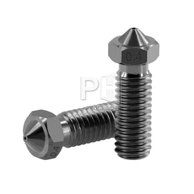 Hardened Steel Nozzle 1.75mm M6 for High Temperature 3D Printing or Carbon Fiber Filament for E3D Volcano Sidewinder X1