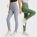 Super High Waist Athletic Active Workout Gym Pants Clothing Nylon Spandex  Wear Gym Fitness Yoga Leggings