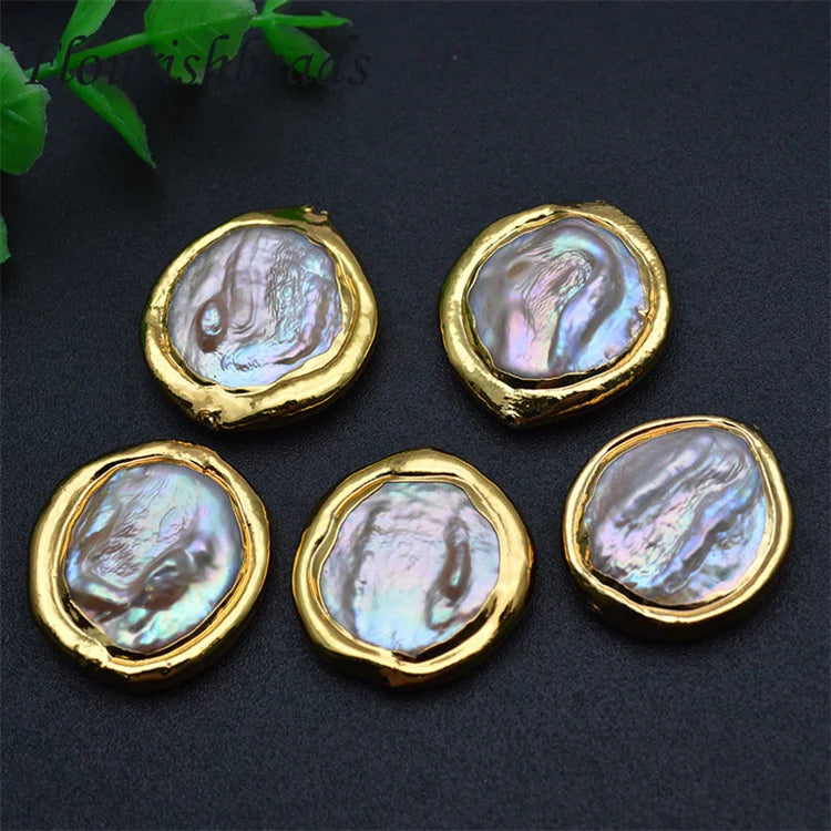Wholesale Natural Irregular Round Shape Fresh Water Pearl Loose Pearl Beads for Jewelry Bracelet Necklace Making