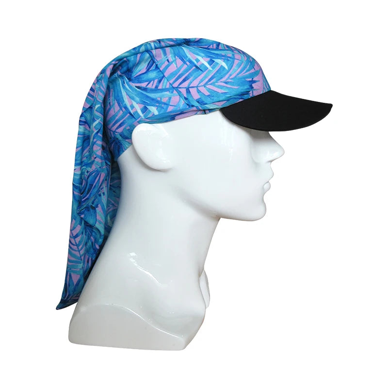 Summer Cooling Bandana Visor Hat Sun Protection Tube Headwear for Sports Cycling Travel Fishing Outdoor Parties