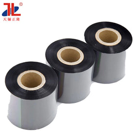 Customizable 25mmx300M Satin Nylon Barcode Thermal Transfer Ribbon Good Printing Durable Wash Care Compatible Label Printer