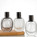 30ml 50ml 100ml Custom Oval Shape Perfume Bottle with Box Packaging Luxury Empty Perfume Bottle with Sprayer